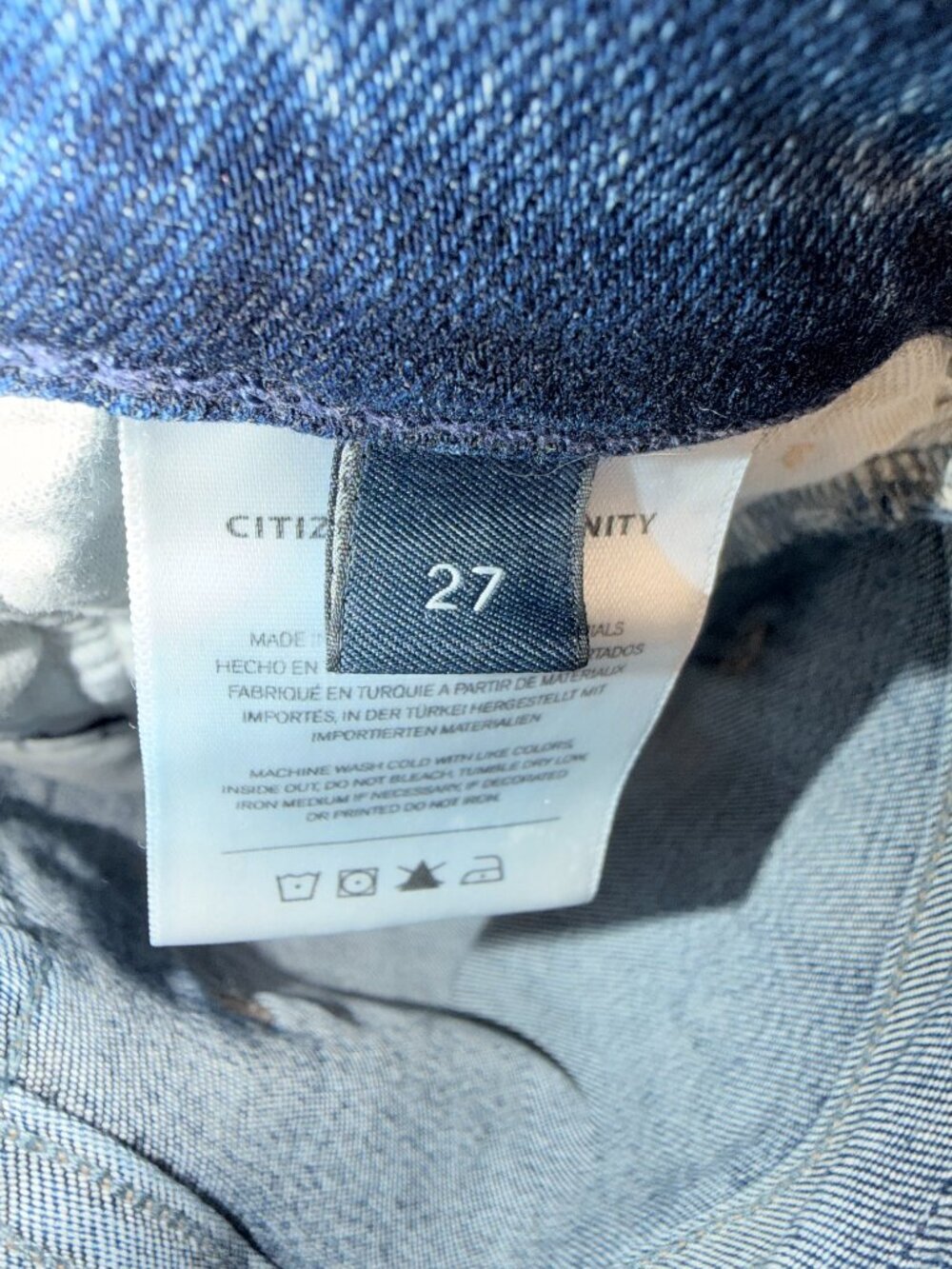 Citizens of Humanity Isola Size 27 Cropped Boot Denim Jeans Dark Wash High Rise - Picture 7 of 9